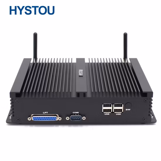 Industrial Computer I7-8565u DDR4 SATA HD Mini Dp Display LAN Fanless Mini PC RJ45 COM 4USB Type-C 2 Audio OPS Computer