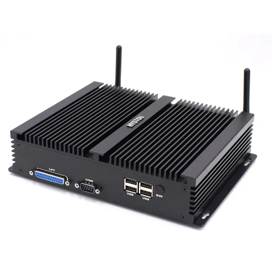 Industrial Computer I7-8565u DDR4 SATA HD Mini Dp Display LAN Fanless Mini PC RJ45 COM 4USB Type-C 2 Audio OPS Computer