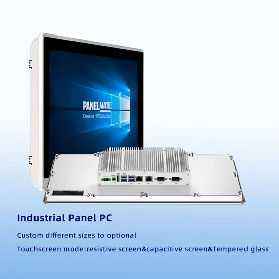 21.5 Inch Industrial PC Embedded IP65 Waterproof Dustproof Capacitive Touch Screen Intel Celeron 3855u Fanless All